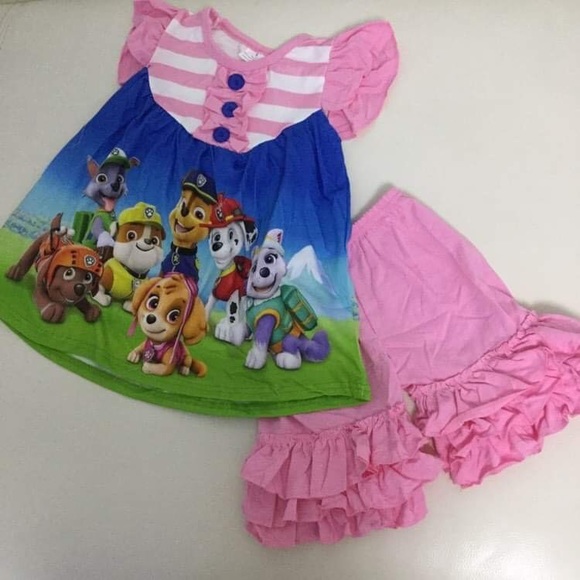 Paw patrol cute Pink Shorts Set - Picture 5 of 6
